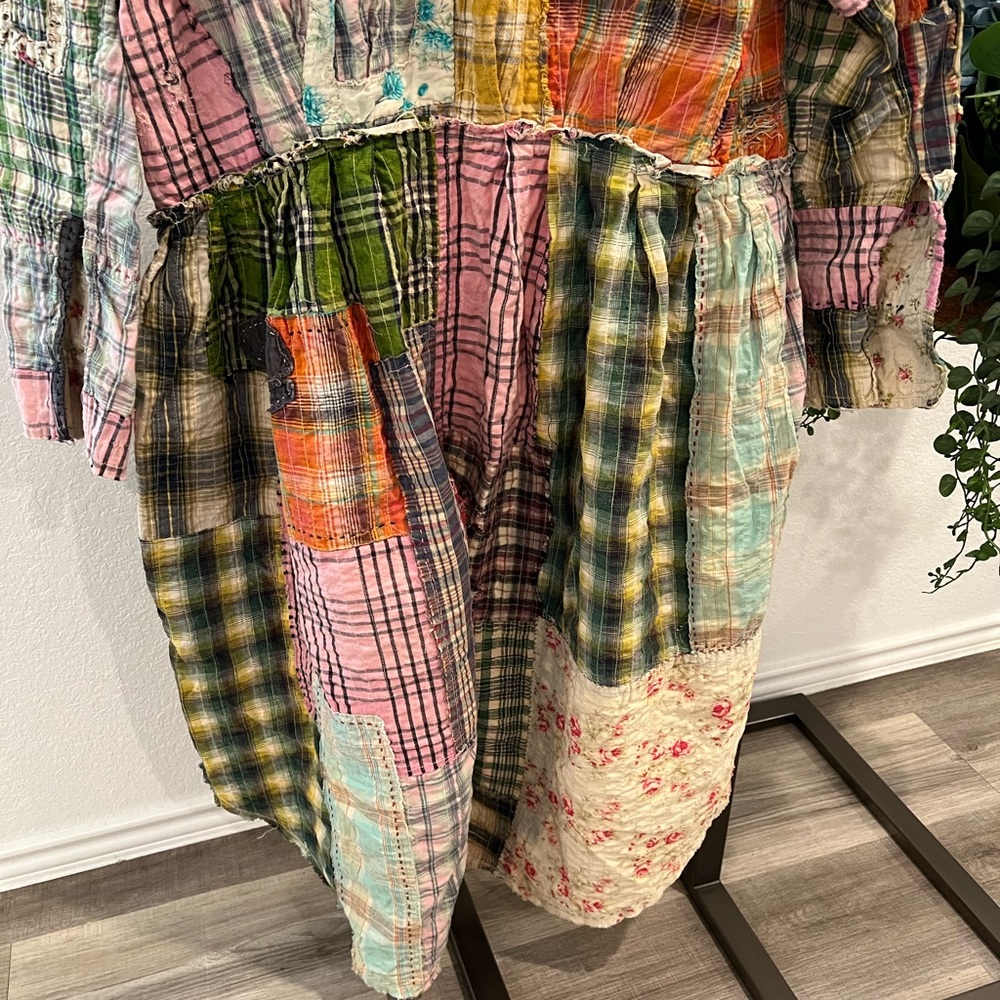 Magnolia Pearl Floral Plaid Le Brun in Madras Jacket (item 7.7) - Picture 7 of 10